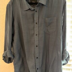 Rails Blue Button Down Shirt